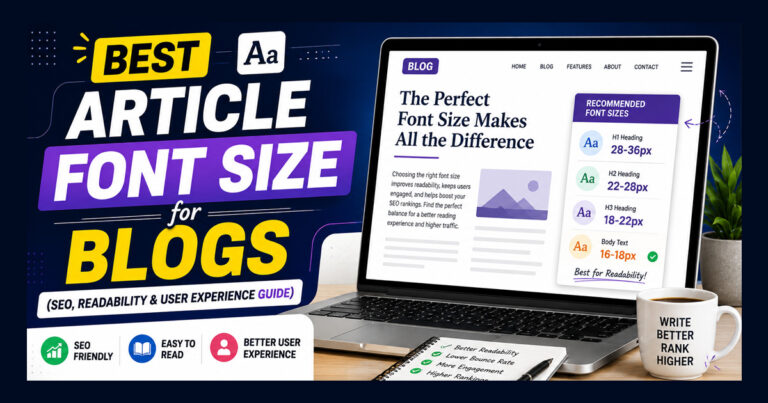 Best Article Font Size for Blogs (SEO, Readability & User Experience Guide)